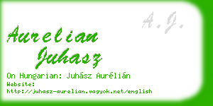 aurelian juhasz business card